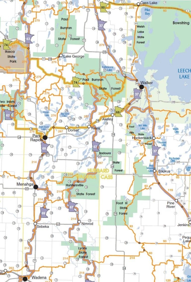 Brainerd Lakes Area Snowmobile Trail Maps - MN Winter Family Vacations